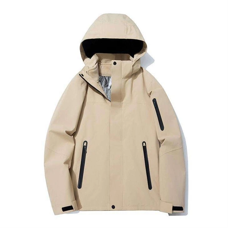 White black waterproof jacket3